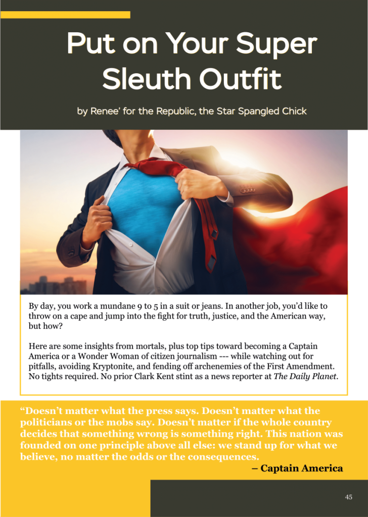 Put on Your Super Sleuth Outfit  at george magazine