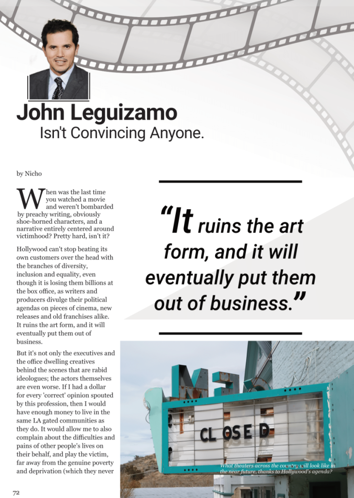 John Leguizamo Isn’t Convincing Anyone  at george magazine