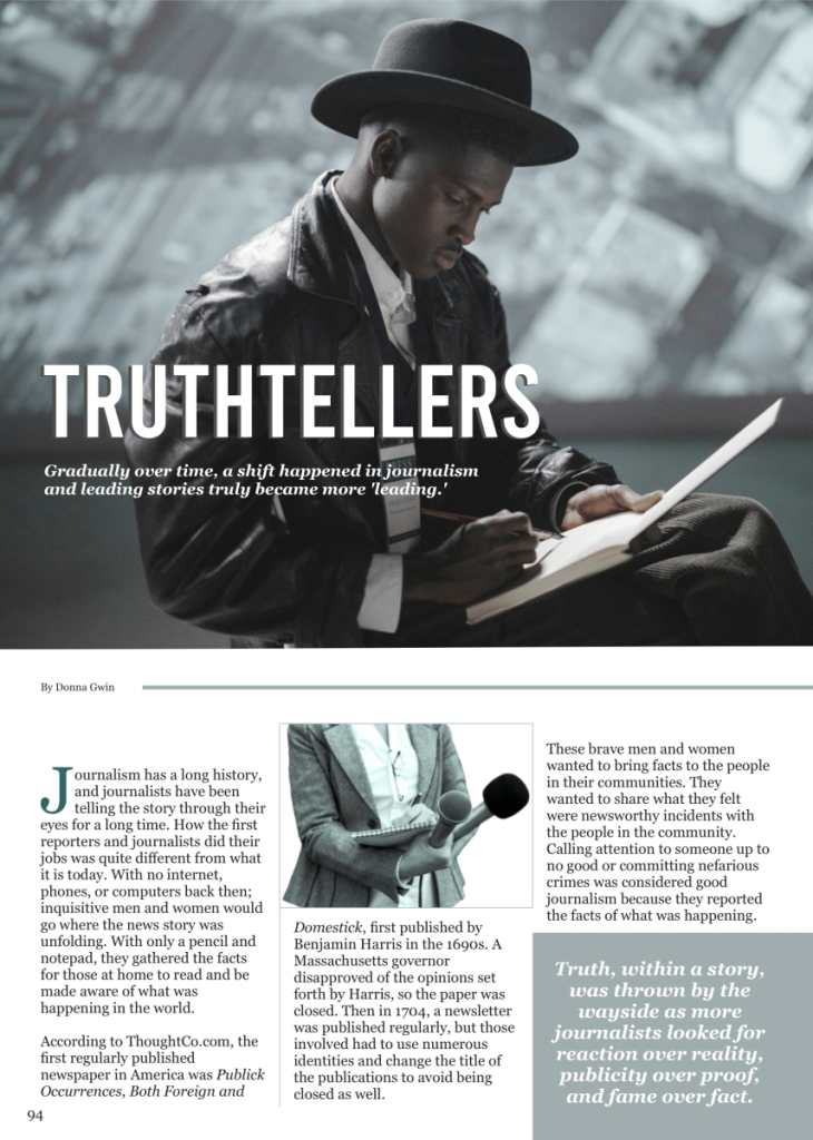 Truthtellers  at george magazine
